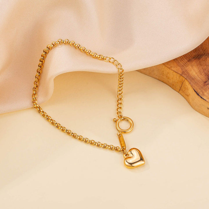 Heart Charm Bracelet