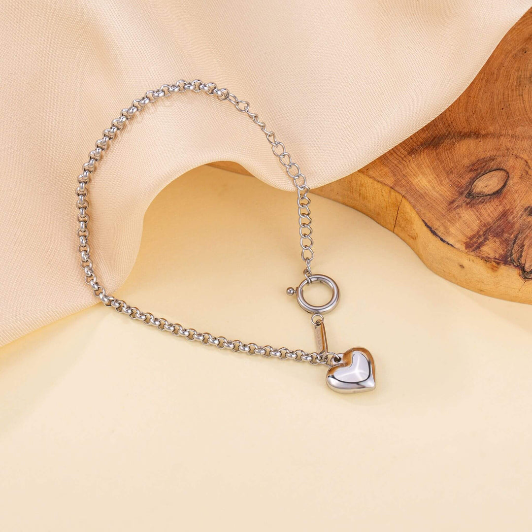 Heart Charm Bracelet