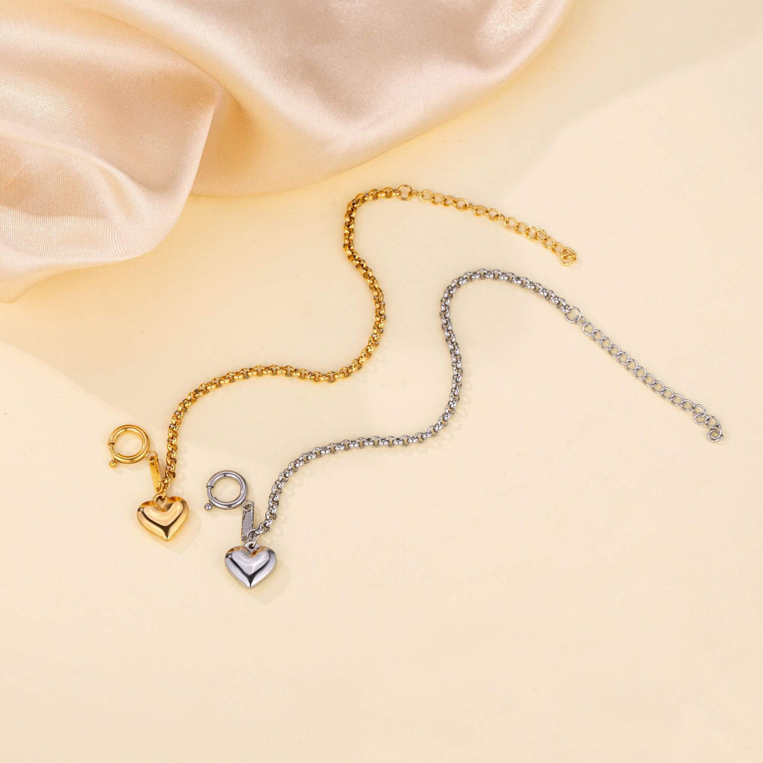 Heart Charm Bracelet