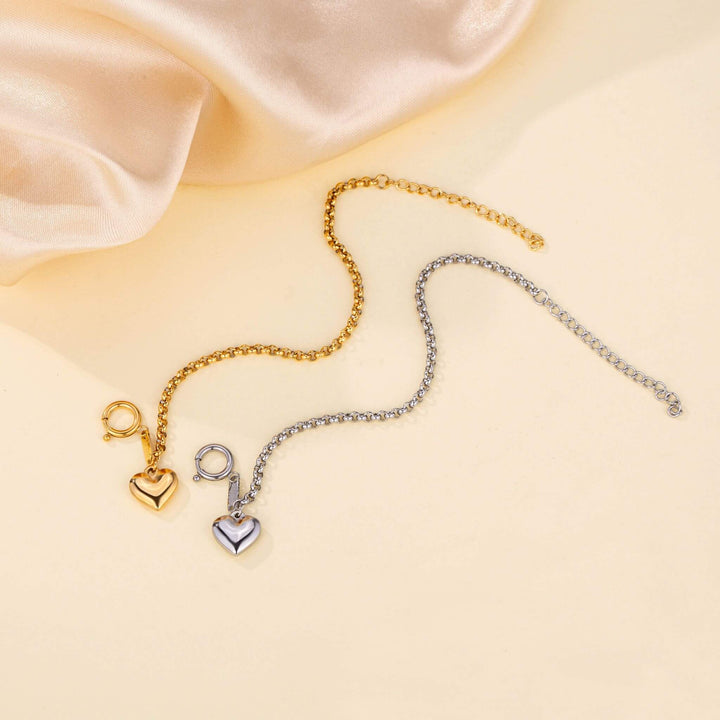 Heart Charm Bracelet