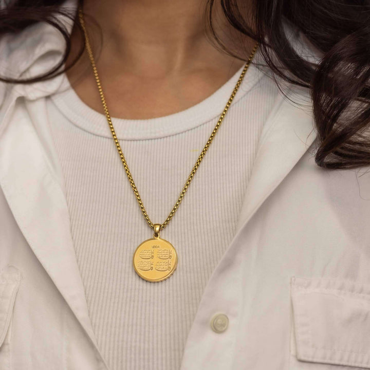 4 Qul Box Chain Necklace