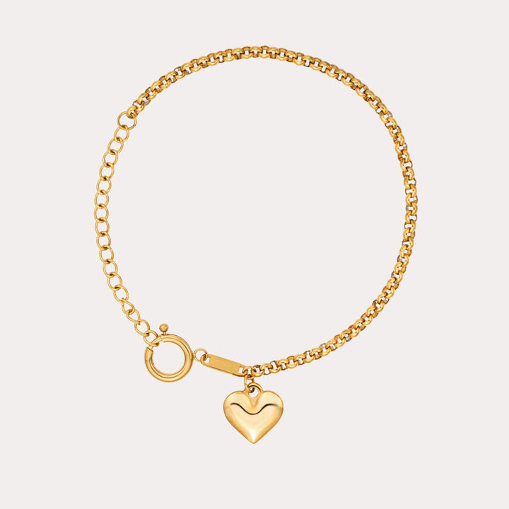 Heart Charm Bracelet