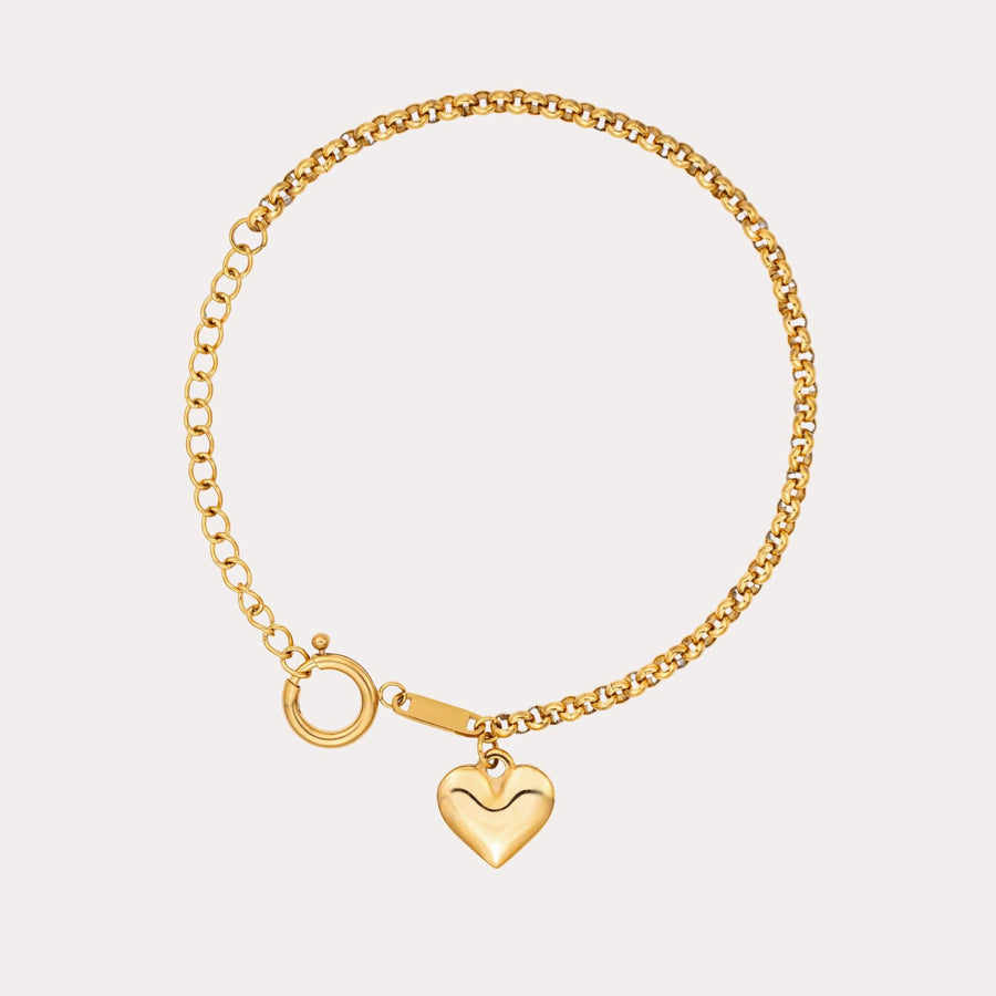 Heart Charm Bracelet