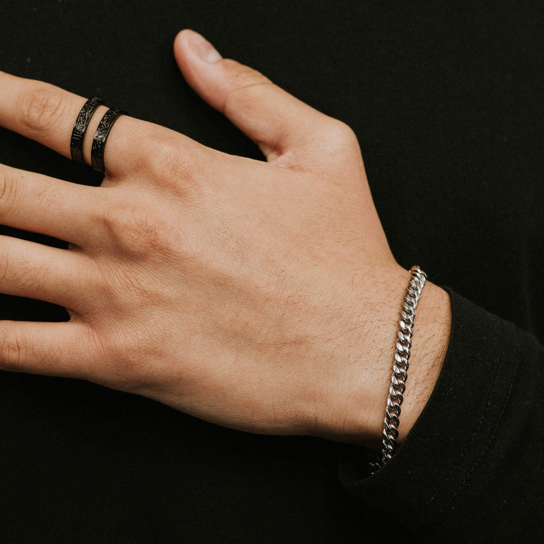 5mm Cuban Chain Bracelet