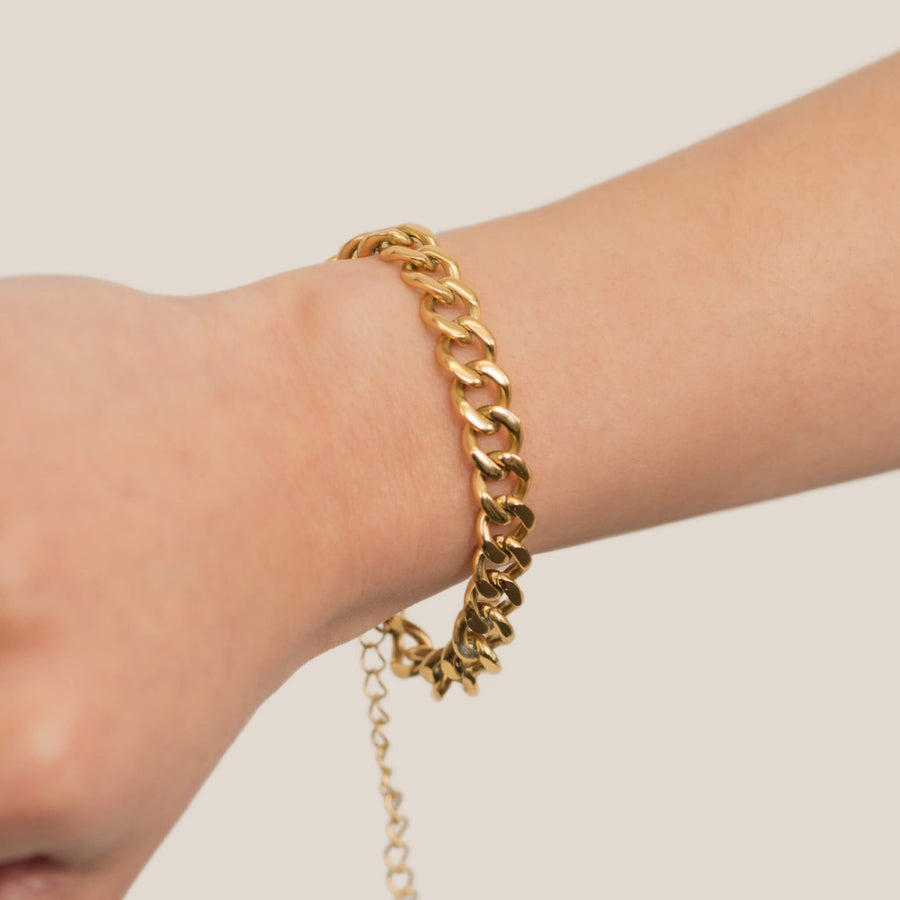 7mm Curb Chain Bracelet