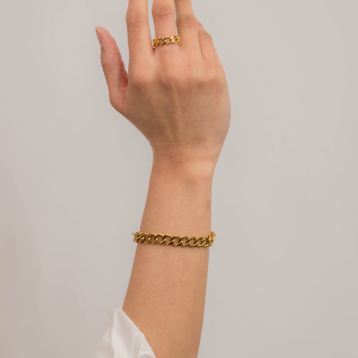 7mm Curb Chain Bracelet