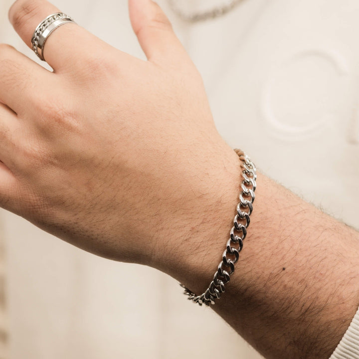 7mm Curb Chain Bracelet