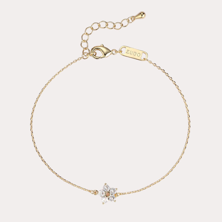 Crystal Floral Bracelet