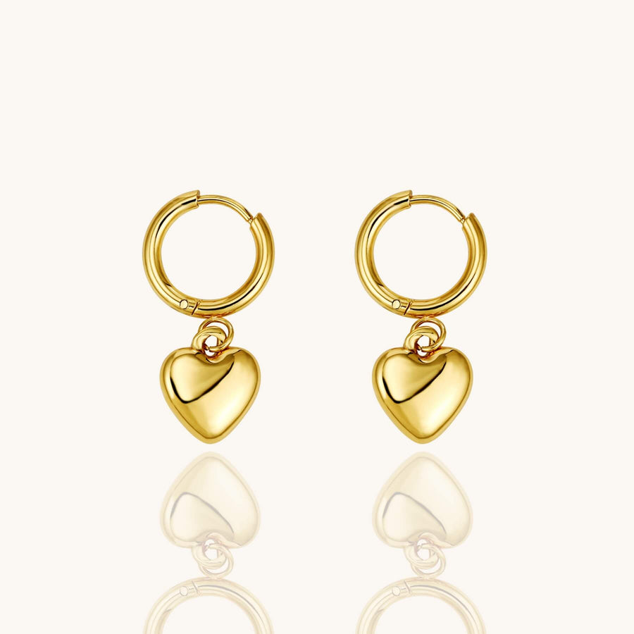 Heart Charm Earrings