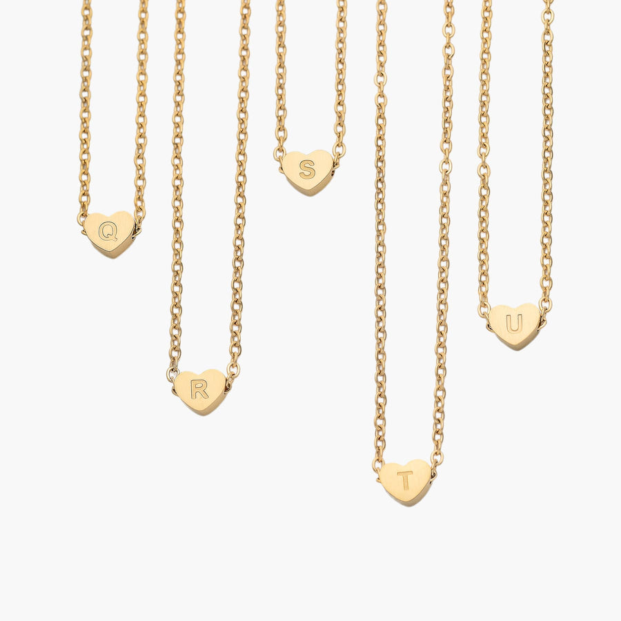 Initial Heart Necklace