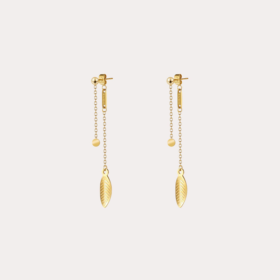 Leaf Chain Earrings