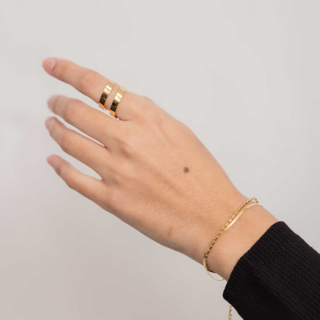 Beaded Snake Chain Bracelet