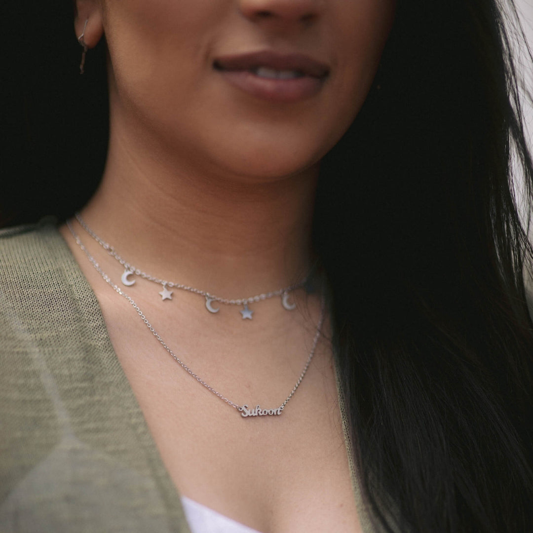 Star and Moon Choker