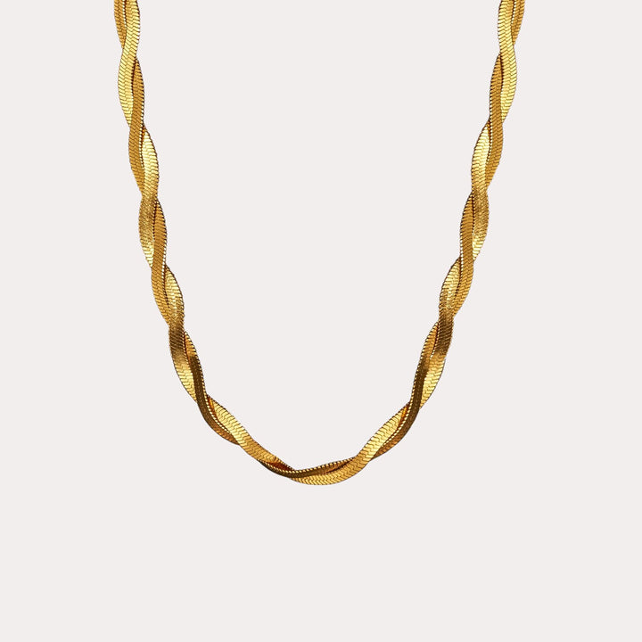 Woven Snake Chain Necklace