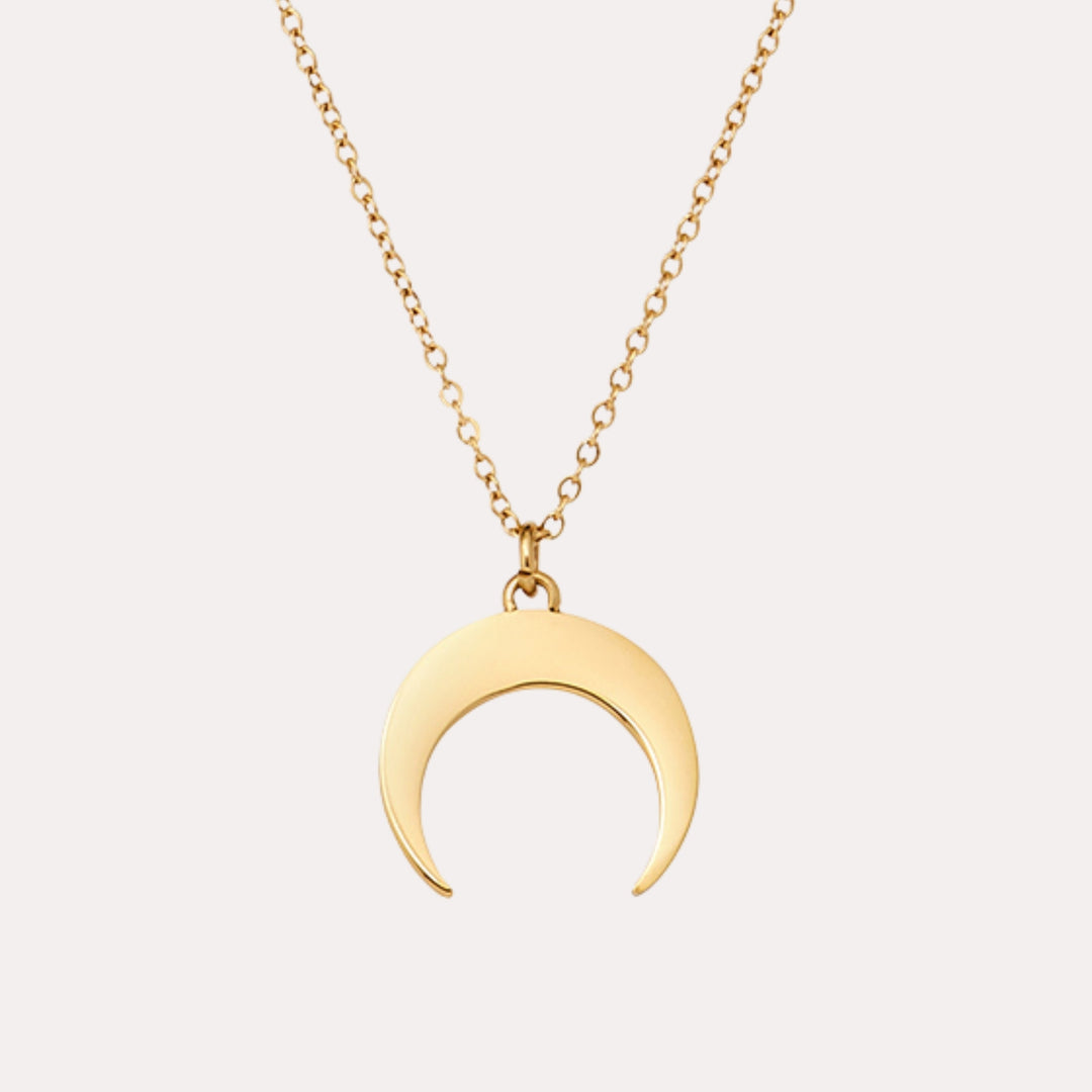 ZUDO-Falling-Crescent-Moon-Necklace