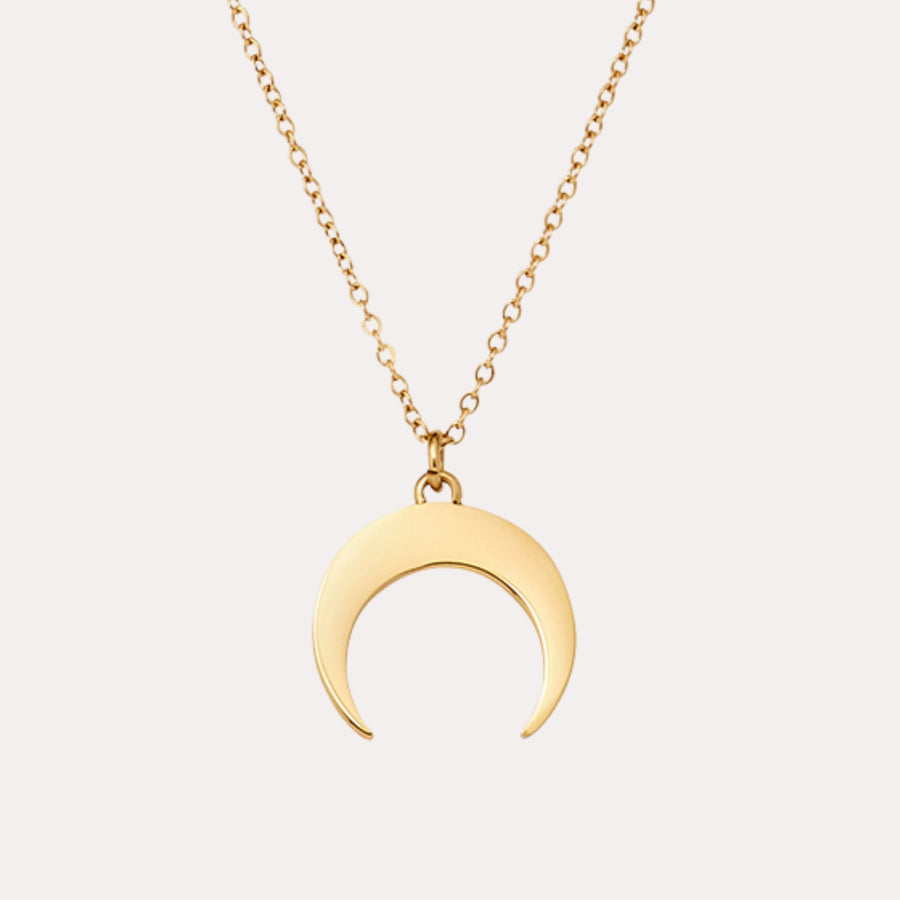 ZUDO-Falling-Crescent-Moon-Necklace