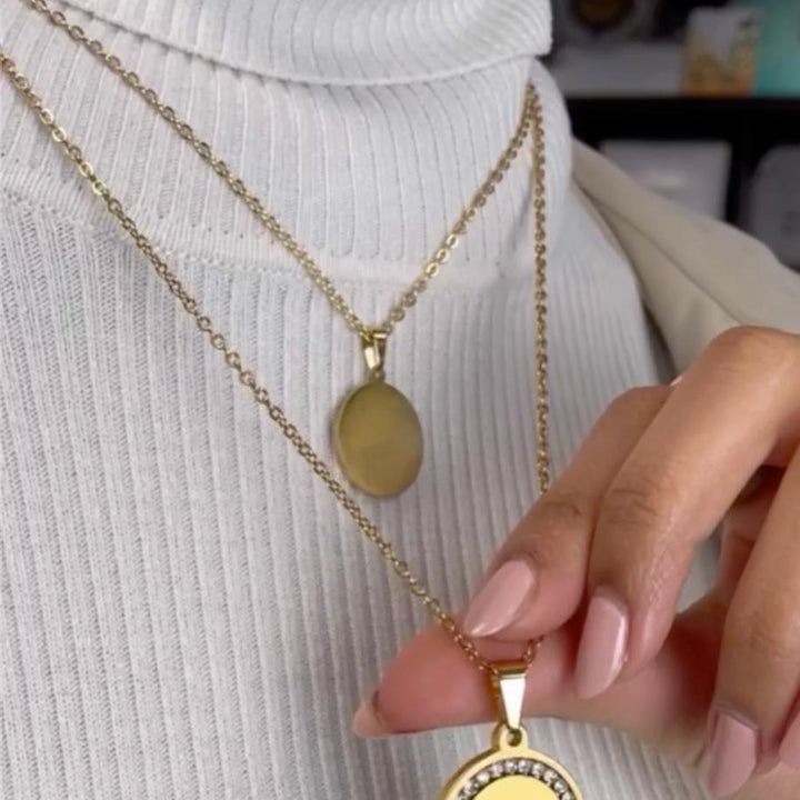 Mini Embrace | Signature Medallion Necklace