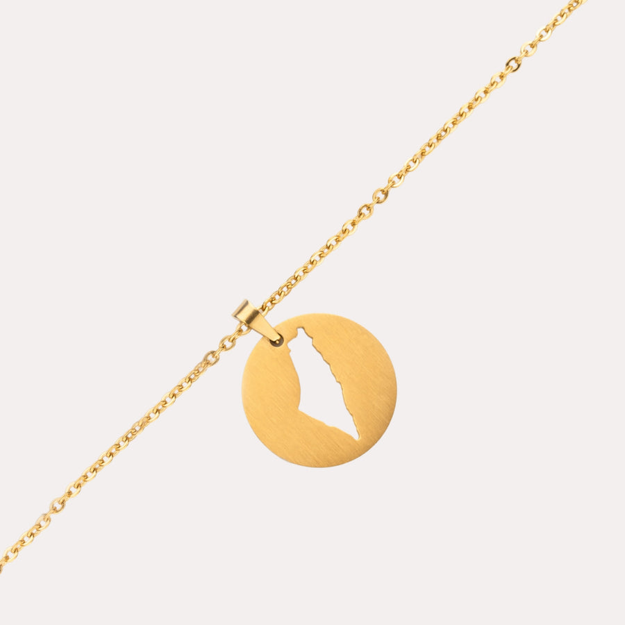 ZUDO - Represent Your Roots - Palestine Map Necklace