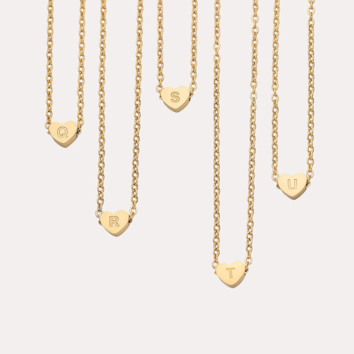 Initial Heart Necklace