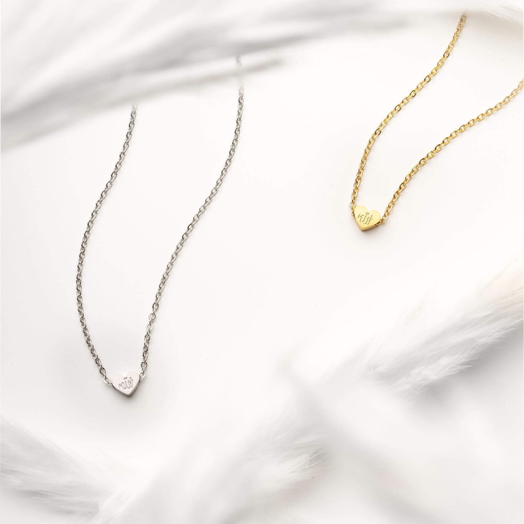ZUDO-Allah-Heart-Necklace-gold-silver-model