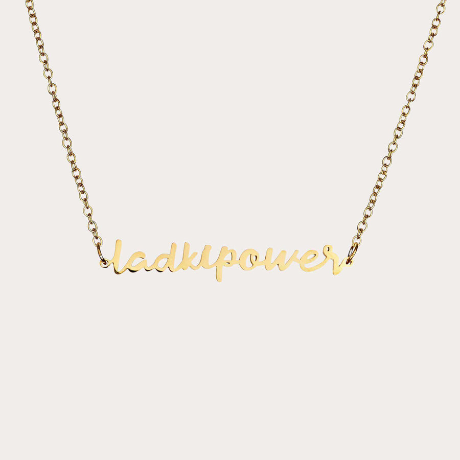 ZUDO-LadkiPower-Necklace-bgm-Gold