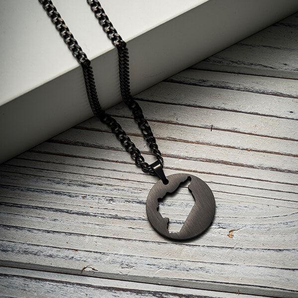 Syria Map Necklace