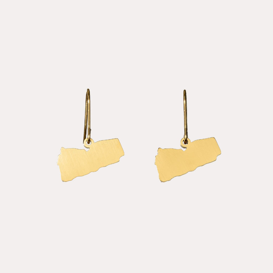 Yemen Map Earrings