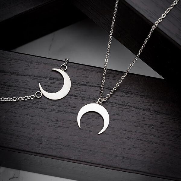 ZUDO_Bundle_moon bracelet and necklace