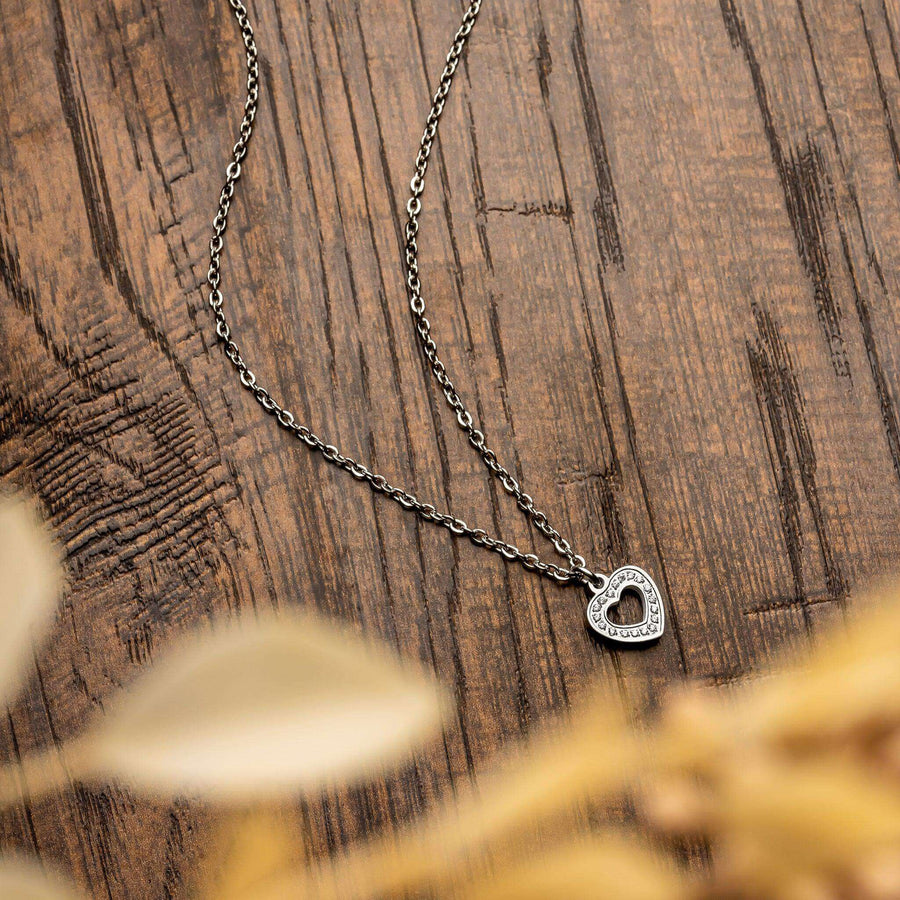 You Complete Me | Crystal Heart Necklace