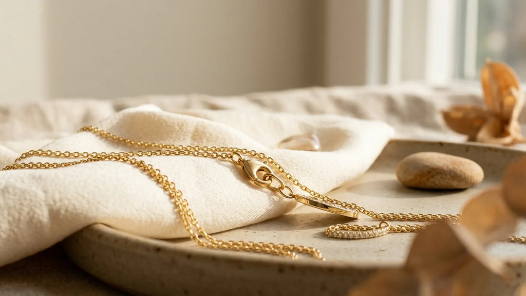 gold name necklaces — ZUDO