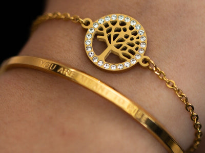 tree of life bracelet and you are meant to rise cuff