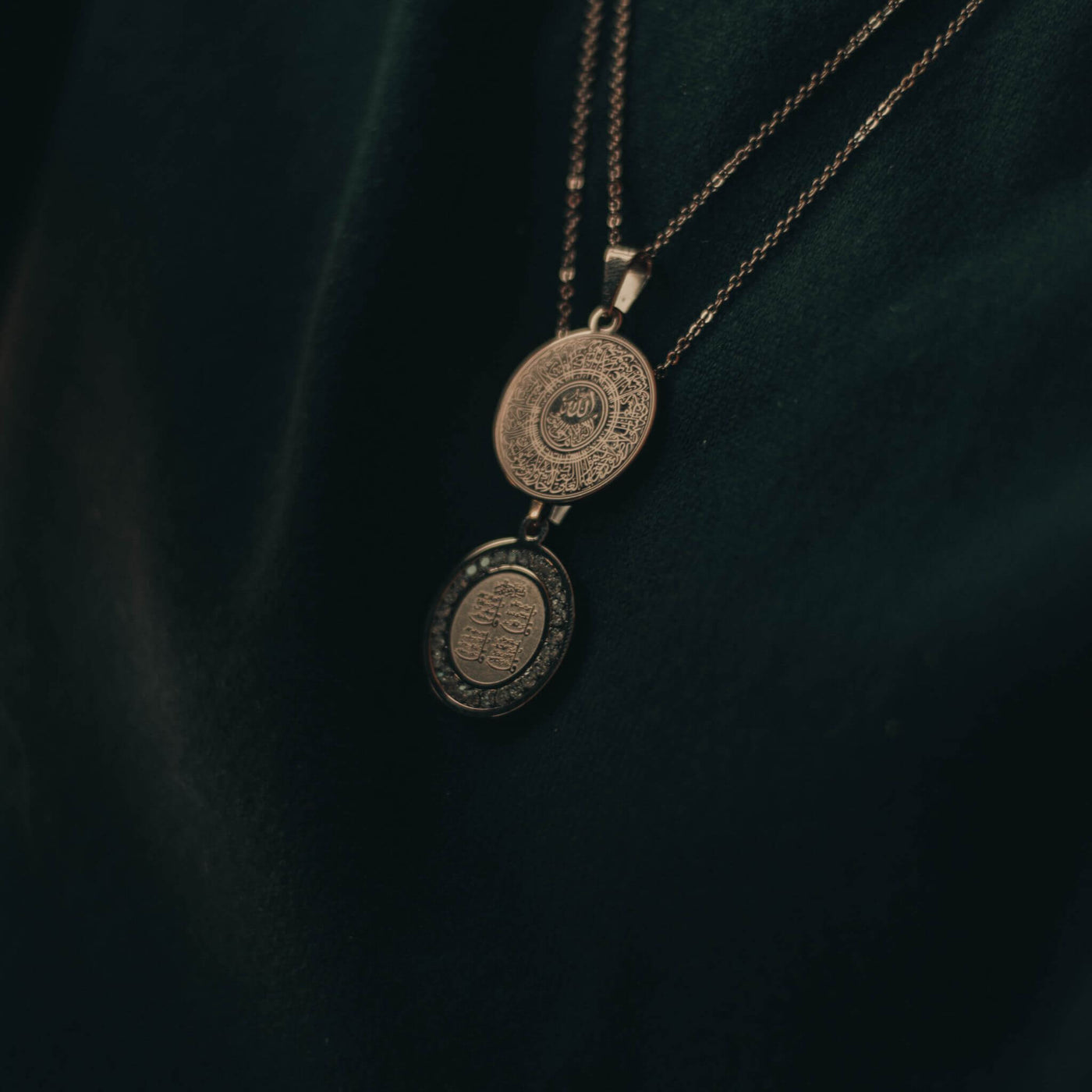 Crystal Bundle | 4 Qul + Allah Crystal + Ayatul Kursi Crystal Necklace
