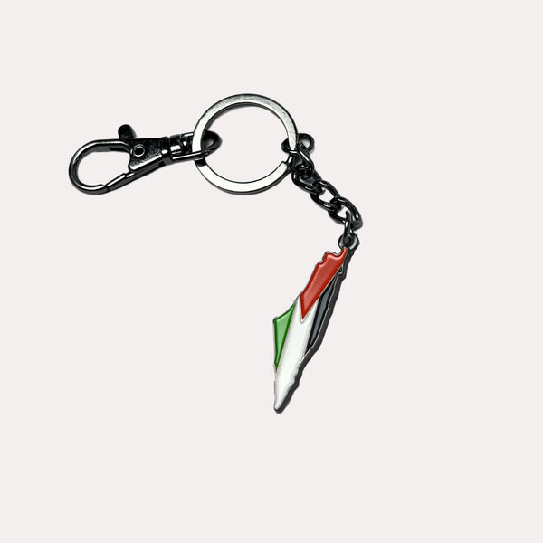 Palestine Map Keychain | 100% Profits Donated to Palestine