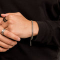 5mm Cuban Chain Bracelet - Image 2