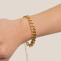 7mm Curb Chain Bracelet - Image 1