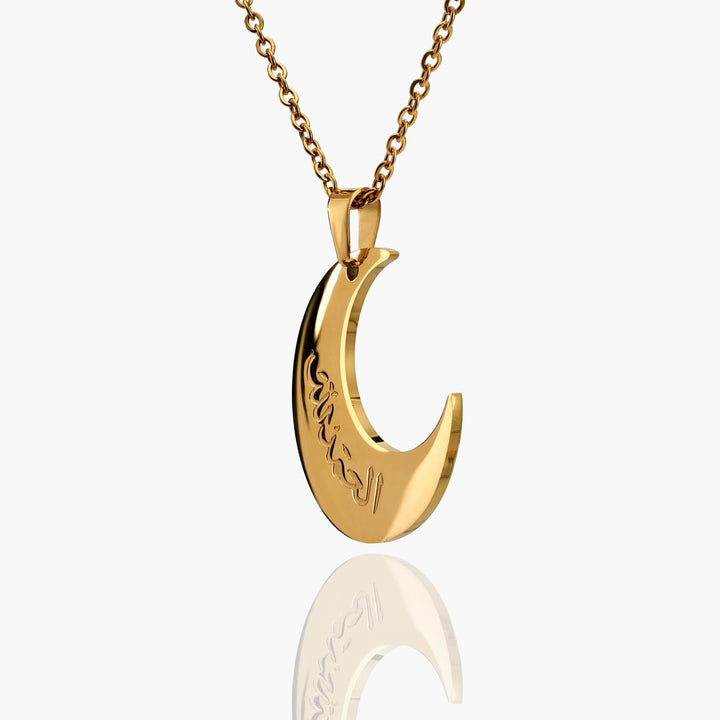 Alhamdulillah Moon Necklace