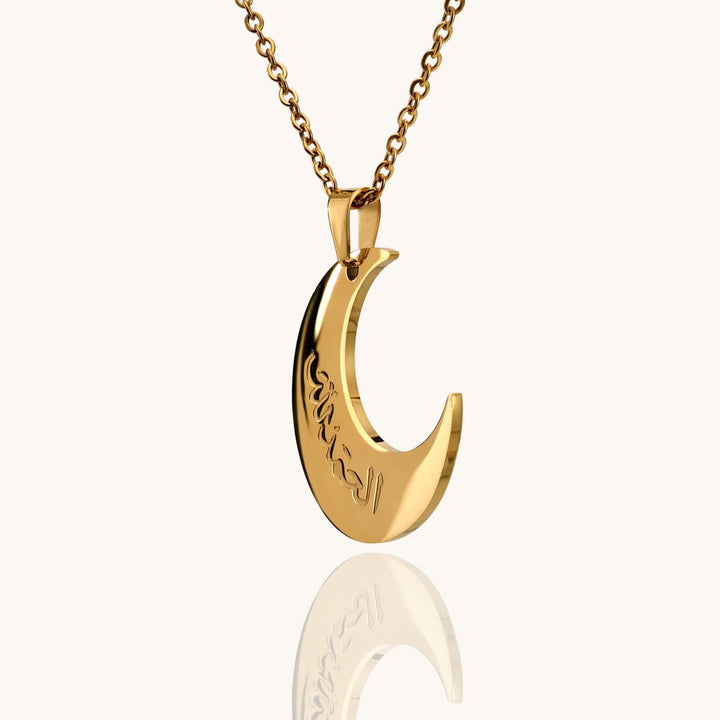 Alhamdulillah Moon Necklace