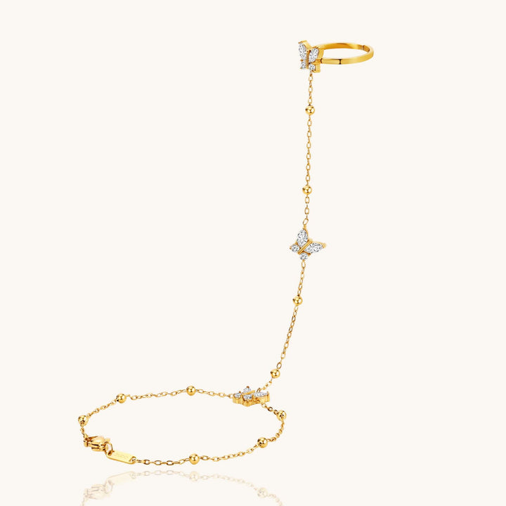Butterfly Hand Chain Bracelet