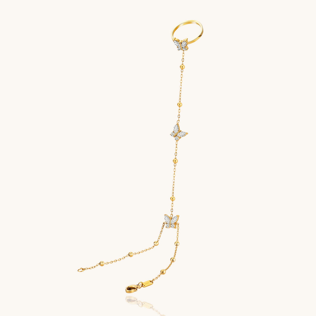 Butterfly Hand Chain Bracelet