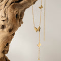 Butterfly Charm Necklace - Image 3