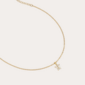 Butterfly Crystal Charm Necklace - Image 4
