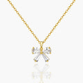 Crystal Bow Necklace - Image 1