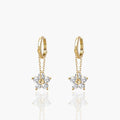 Crystal Floral Earrings - Image 1