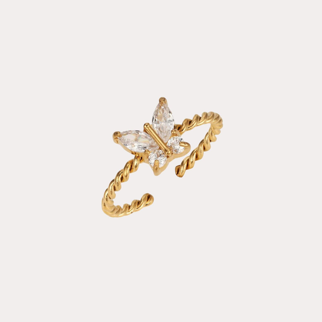 CrystalButterflyRing