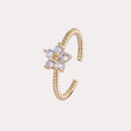 Crystal Floral Ring - Image 1