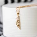 Crystal Palestine Map Necklace - Image 5