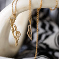 Crystal Palestine Map Necklace - Image 6