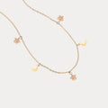 Crystal Moon and Stars Dangling Choker - Image 1
