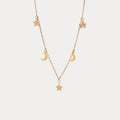 Crystal Moon and Stars Dangling Choker - Image 2