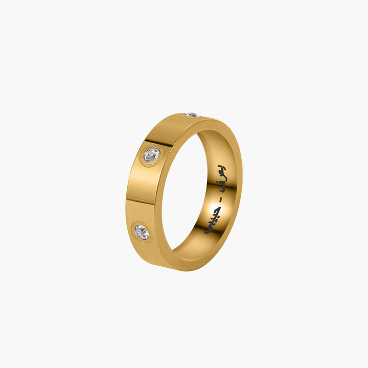 Custom Engraved Crystal Ring